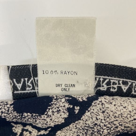 Vintage 80's Dress Flutter Sleeves Threes Company Style Women's 6 - Picture 13 of 14